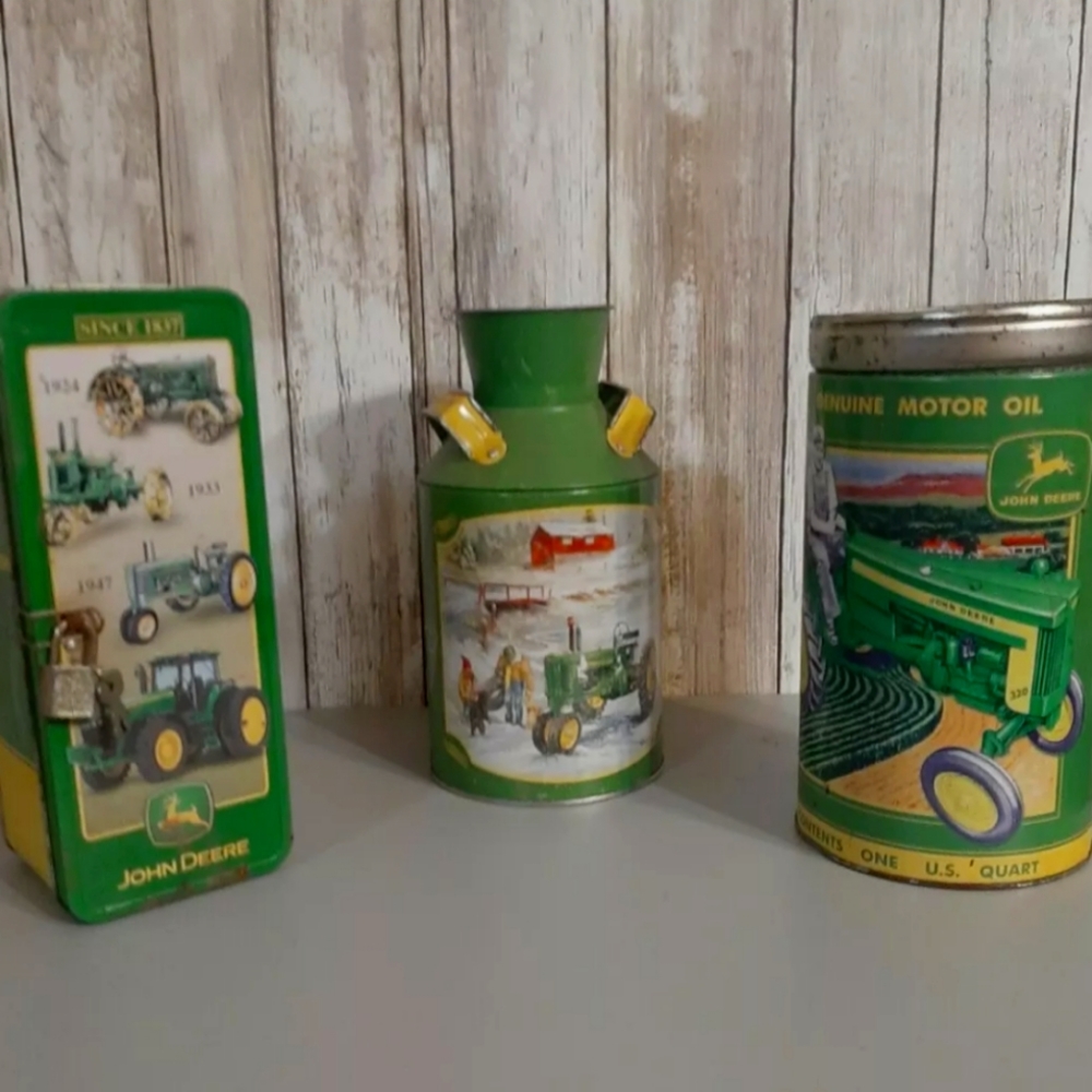 Vintage JOHN DEER PIGGY BANKS